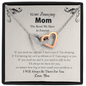 To My Mom The Bond We Have Is Forever Necklace | Mom Gift From Son and Daughter | Mothers Day Gift