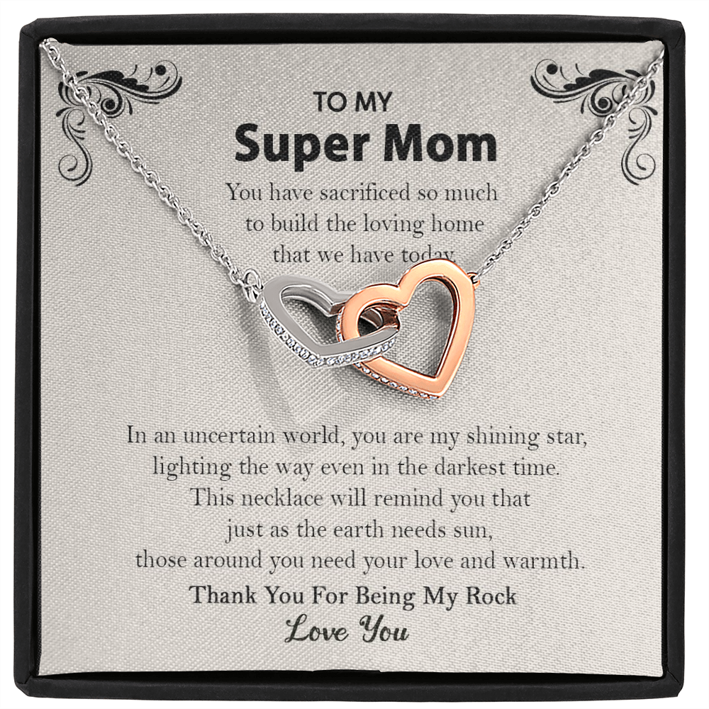 To My Super Mom You Have Sacrificed So Much Necklace | Mom Gift From Son and Daughter | Mothers Day Gift