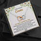 To My Amazing Cousin On Your Wedding Day | Interlocking Hearts Necklace | Bridal Shower Gift for Cousin|