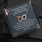 Good Luck Finding Better Bitches To Bitch About Bitches With Interlocking Hearts Necklace | Farewell Gift for Coworker |  New Job Gift |  Fresh Start Gift for Coworker