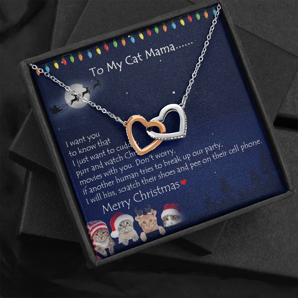 To My Cat Mama Merry Christmas from your Cat | Christmas Gift for Cat Mama