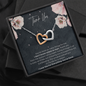 Thank You Appreciation Gift Interlocked Necklace| Thank You Gifts for Women| Thank You Gift For Mentor, Teacher, Professor, Tutor or Boss