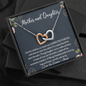 Mother and Daughter Connected Forever Necklace, Mother's Day Gift for Mom from Daughter, Mom Birthday Gift, Mom Necklace, Mother's Day Gift