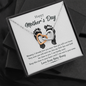 Happy Mother's Day Necklace from Your Baby Bump Interlocking Hearts Necklace | First Mother's Day Gift