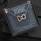 Funny Mother in Law Gift Interlocking Hearts Necklace | Mother in Law Wedding Gift, Mothers Day Gifts for Mother in Law