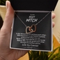 To My Best Witch We Have Each Other Double Heart Necklace | Best Witches Necklace: Gift for Coven Sisters, Celestial Sisters