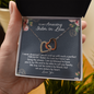 To My Amazing Sister In Law Interlocked Heart Necklace | Sister in Law Gift, Sister in Law Necklace
