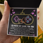 To My Gaming Partner, I Would Pause My Game For You Interlocker Heart Necklace | Valentine's Gift For Girlfriend, Wife | Gaming Couple