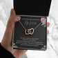 Thank You For Changing My World Interlocking Hearts Necklace | Social Worker Appreciation Gift | Farewell Gift | Amazing Social Worker Gift