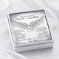 Angel Dad Remembrance Necklace, Loss of Dad Gift, Grief Gift, Sympathy Gift, Dad Memorial Gift