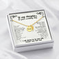 Dad remembrance wedding necklace, Gift for bride on wedding day, In memory of your dad wedding gift, Remembrance Dad of the bride
