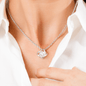 A Mi Futura Abuela Love Knot Necklace / "To My Future Grandma Spanish"