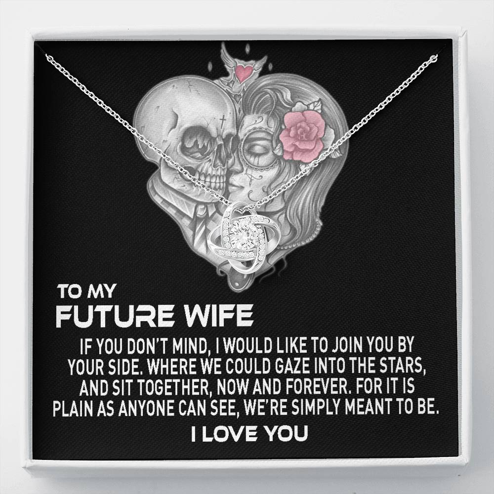 To My Future Wife, Gaze Into the Stars Love Knot Necklace