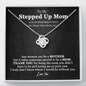 Unbiological Mom Love Knot Necklace | Stepped Up Mom, Bonus Mom, Foster Mom, Stepmom, Mother In Law Card Mother's Day Gift
