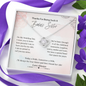 Thanks For Being My Badass Sister On my Wedding Day | Gift for Sister of the Bride | Wedding Day Gift for Sister of the Bride Love Knot Necklace