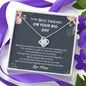 To The Badass Bride Wedding Day Gift Necklace | Best Friend of the Bride Necklace, Best Friend to Bride Gift, Bride Jewelry Gift