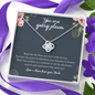 To my Niece, You Are Going Places Love Knot Necklace | Gift for Niece from Uncle | Motivational Gift for my Niece from Uncle