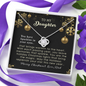 To My Beautiful Wife,l Love Knot Necklace | Anniversary Gift for Wife | Luxurious Necklace Gift for Wife | Wife Birthday, Christmas Gift