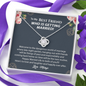 To My Best Friend Who Is Getting Married Wedding Day Gift Necklace | Best Friend of the Bride Necklace, Best Friend to Bride Gift, Bride Jewelry Gift