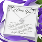 I Choose You Love Knot Necklace Gift | Gift for Girlfriend, Future Wife | Engagement Gift for Girlfriend, Fiance, Future Wife