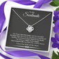 To My Soulmate Our Life Ain't No Fairy Tale But I Love You Cubic Zirconia Necklace | Gift From Partner To Soulmate