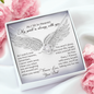 As I Sit in Heaven Love Knot Necklace, Loss of Dad Gift Memorial Gift | In Memory of Father | Sympathy Loss of Father Gift | Father Memorial Gift