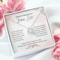 Thanks For Being My Badass Sister On my Wedding Day | Gift for Sister of the Bride | Wedding Day Gift for Sister of the Bride Love Knot Necklace