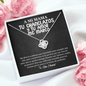 Tu Chanclazos Y Tu Amor Me Marco Love Knot Necklace | Mother's Day Gift Hispanic Mother