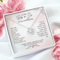 To My Ride Or Die On My Wedding Day Love Knot Necklace | Gift for Sister, Best Friend, Bridesmaid of the Bride Wedding Day Gift