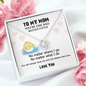 To My Mother Puffer You Will Always Have Me Mother's Day Love Knot Necklace | Gift For Mother