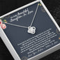To Our Beautiful Daughter-In-Law Love Knot Necklace, To Our Daughter-In-Law Gift On Wedding Day