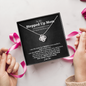 Stepped Up Mom Love Knot Necklace | Stepped Up Mom, Unbiological Mom, Foster Mom, Stepmom, Mother In Law Card Mother's Day Gift
