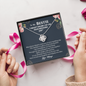 To My Bestie Wedding Day Gift Necklace | Best Friend of the Bride Necklace, Best Friend to Bride Gift, Bride Jewelry Gift