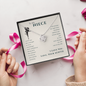 To My Niece, Live Your Dreams Love Knot Necklace | Gift for Niece from Aunt | Niece Birthday, Graduation, Christmas Present