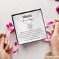 Mama To An Angel I Have You In My Heart Love Knot Necklace Loss of Baby Gift |  Pregnancy Loss Gift | Sorry For Your Loss Gift
