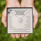 Funny Mother in Law Gift Love Knot Necklace | Mother of The Groom Gift, Mother in Law Wedding Gift, Mothers Day Gifts for Mother in Law