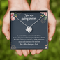 To my Niece, You Are Going Places Love Knot Necklace | Gift for Niece from Aunt | Motivational Gift for my Niece