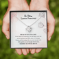 No Storm Lasts Forever Love Knot Necklace | Addiction Recovery Affirmation Gift, AA Recovery Gifts, NA Recovery Sobriety Gift