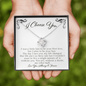 I Choose You Love Knot Necklace Gift | Gift for Girlfriend, Future Wife | Engagement Gift for Girlfriend, Fiance, Future Wife