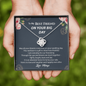 To My Best Friend On Your Big Wedding Day Gift Necklace | Best Friend of the Bride Necklace, Best Friend to Bride Gift, Bride Jewelry Gift