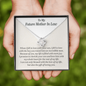 To My Future Mother-In-Law Love Knot Necklace Gift | Mother In Law Wedding Gift From Bride | Mother of the Groom Necklace | Future Mother in Law Wedding Gift | Sentimental Gift For Mother-In-LawTo My Future Mother-In-Law Love Knot Necklace Gift | Mother I