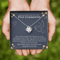First Communion Heart Necklace | First Communion Gift Girl | First Holy Communion - Gift for Daughter, Goddaughter, Granddaughter