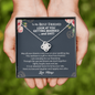 To My Best Friend Funny Wedding Day Gift Necklace | Best Friend of the Bride Necklace, Best Friend to Bride Gift, Bride Jewelry Gift