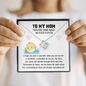 To My Mother Puffer Our Bond Will Persist Funny Mother's Day Love Knot Necklace | Gift For Mother