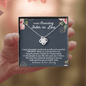 To My Amazing Sister In Law Welcome To Our Family Love Knot Necklace | Sister in Law Gift, Sister in Law Necklace
