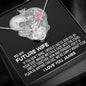 To My Future Wife, Join By Your Side Love Knot Necklace