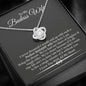 To My Badass Wife Living The Dream Cubic Zirconia Necklace | Anniversary Gift For Wife, Gift for Wife Birthday, Christmas Gift For Wife