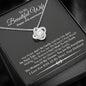 To My Beautiful Wife Happy 10th Anniversary Cubic Zirconia Necklace | Gift From Husband To Wife | 10th Anniversary Gift
