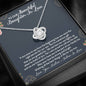 To Our Beautiful Daughter-In-Law Love Knot Necklace, To Our Daughter-In-Law Gift On Wedding Day