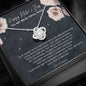 Happy Mother's Day To My Beautiful Wife Love Knot Necklace | Mother's Day Gift For Wife